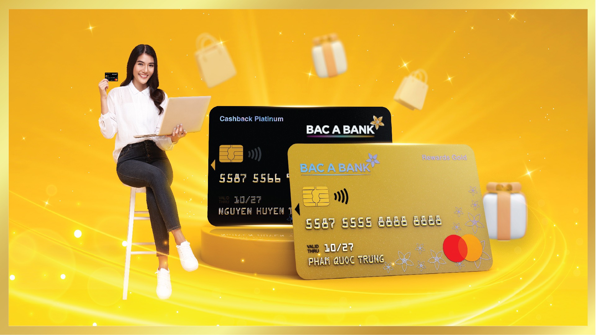 Khách hàng nhận “mưa ưu đãi ” từ hai dòng thẻ tín dụng hoàn toàn mới của BAC A BANK