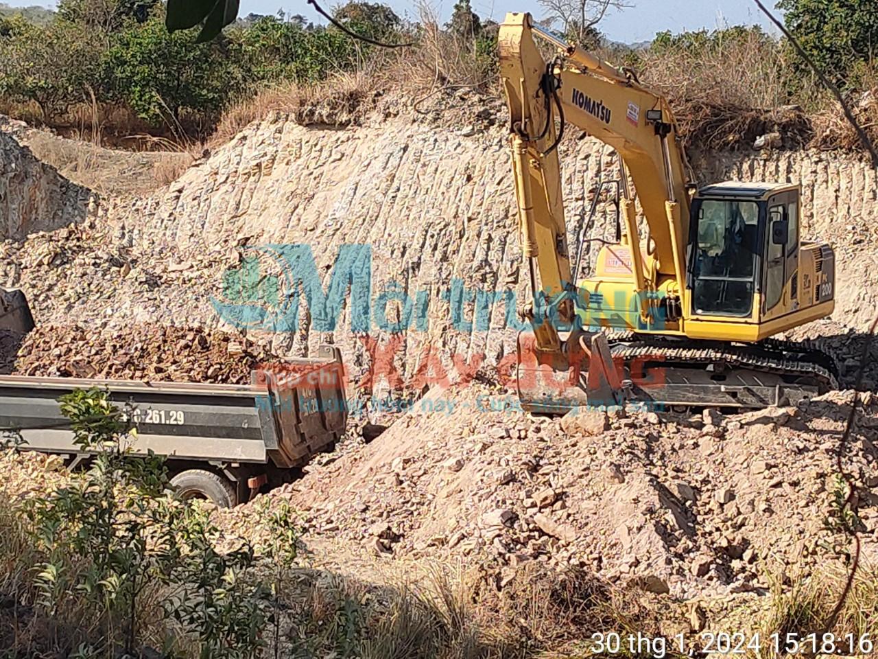  Krông Nô - Đắk Nông: "Đất tặc" ngang nhiên khai thác, gây ô nhiễm môi trường tại xã Buôn Choah