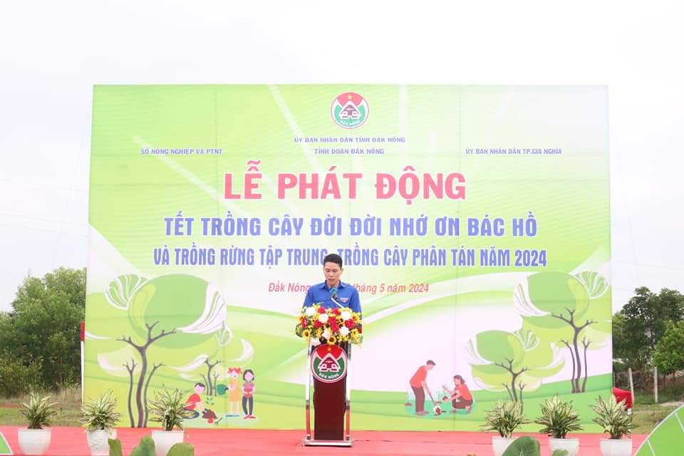 Đắk Nông: Tổ chức Lễ phát động “ Tết trồng cây đời đời nhớ ơn Bác Hồ”, trồng rừng tập trung, trồng cây phân tán năm 2024 