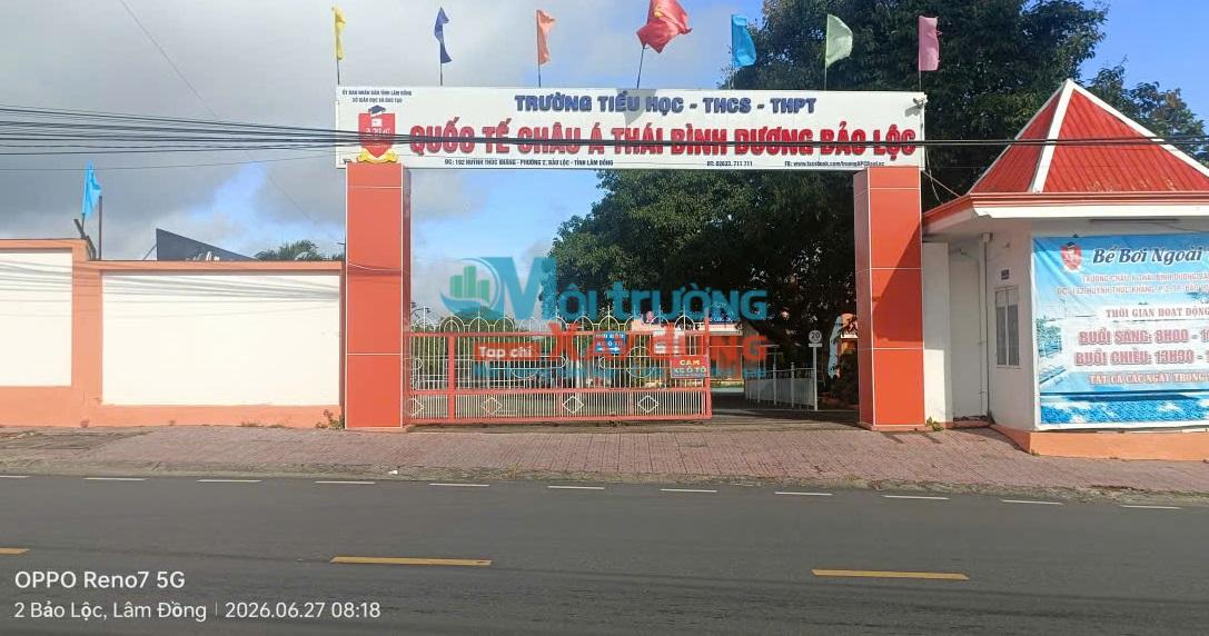 Lâm Đồng: Trường Quốc tế Châu Á Thái Bình Dương Bảo Lộc xây dựng không phép nhiều hạng mục suốt gần 10 năm