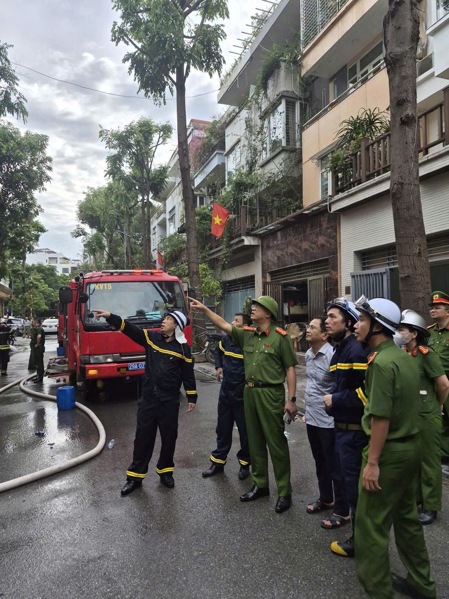 Hà Nội: Cháy nhà tại Khu đô thị Văn Phú, 2 người tử vong
